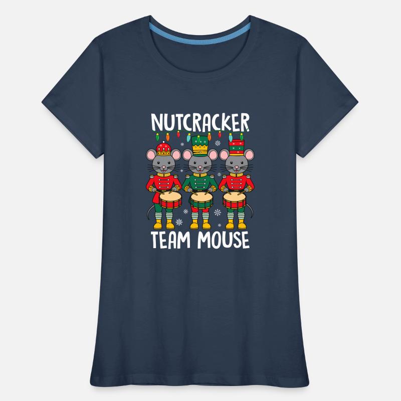 Nutcracker Team Mouse Frauen Premium Bio T-Shirt