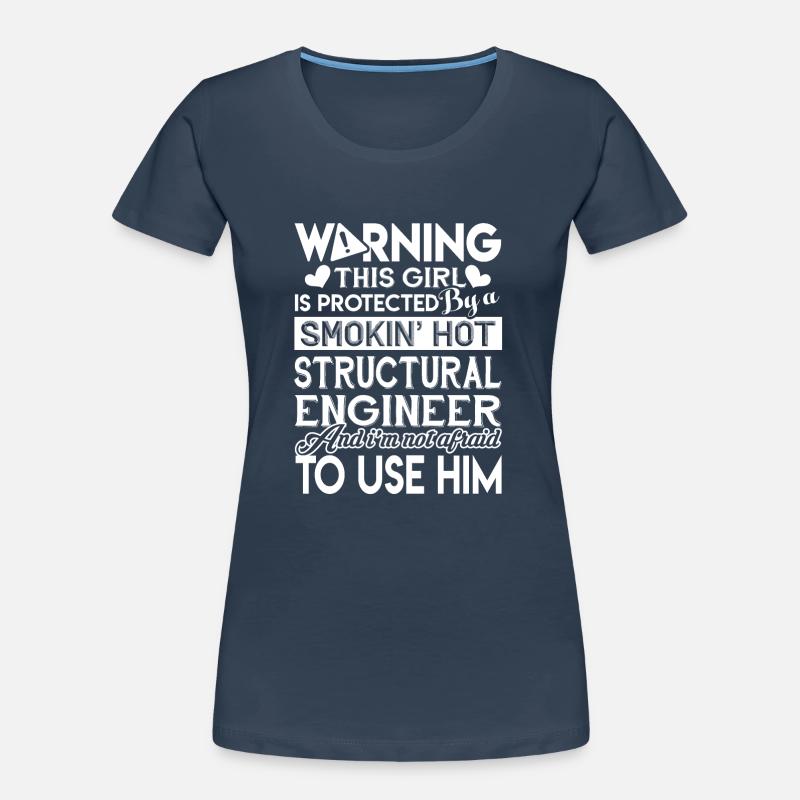 Protected By Hot Structural Engineer Women's Premium Organic T-Shirt