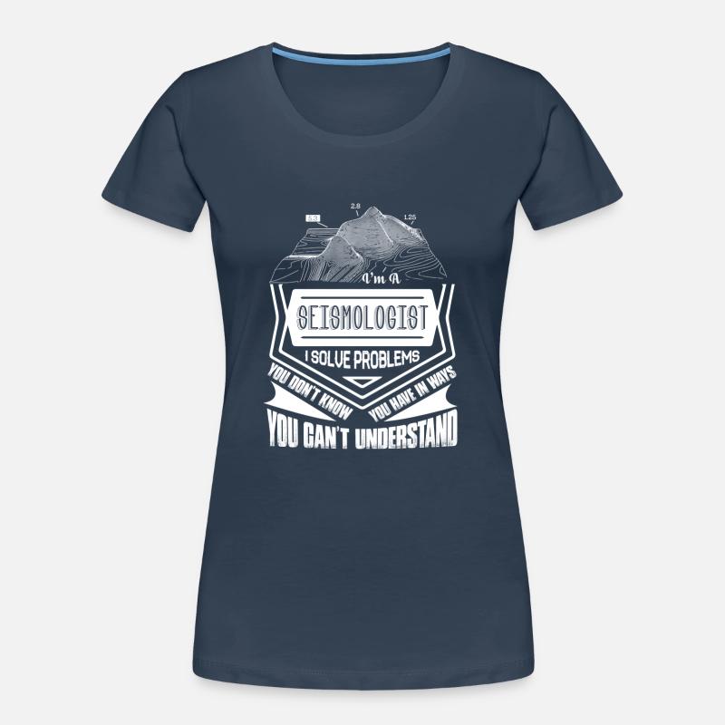 Seismologist I Solve Problems Women's Premium Organic T-Shirt