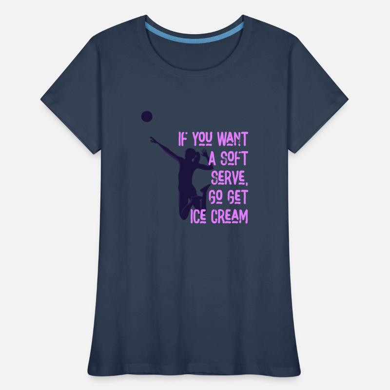 Wenn Sie ein Softeis wollen, holen Sie sich Eis Frauen Premium Bio T-Shirt