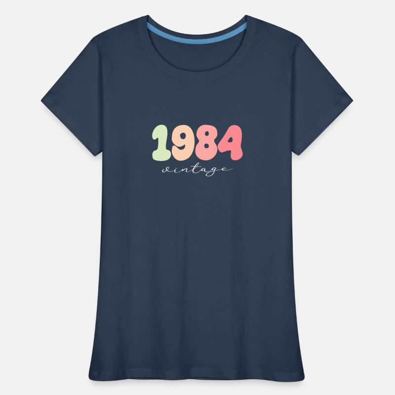 Date de naissance Année de naissance 1984 T-shirt bio Premium Femme