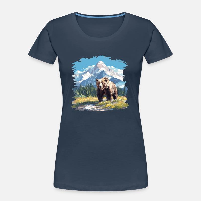 Kodiak Bear Kodiak Bear Women's Premium Organic T-Shirt
