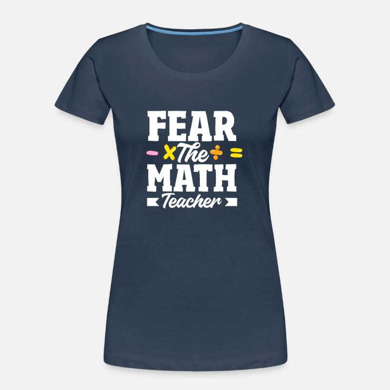Math Teacher Math Gift Women's Premium Organic T-Shirt
