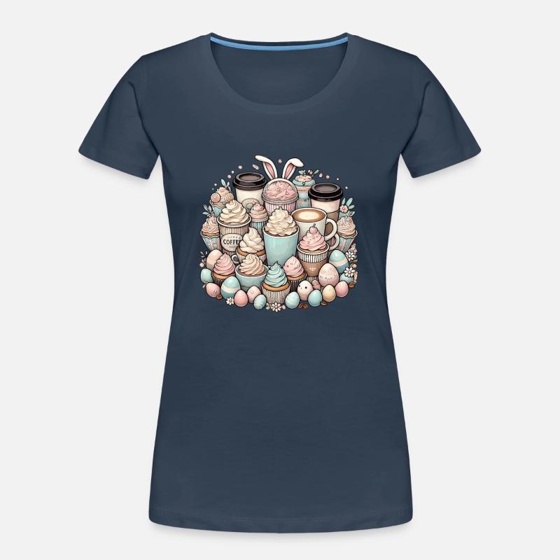 Easter Coffee Easter Bunny Coffee Drinker Women's Premium Organic T-Shirt