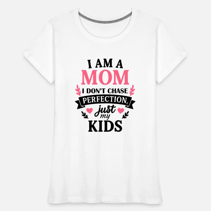 Mama nicht perfekt Muttertagsgeschenk Muttertag Frauen Premium Bio T-Shirt