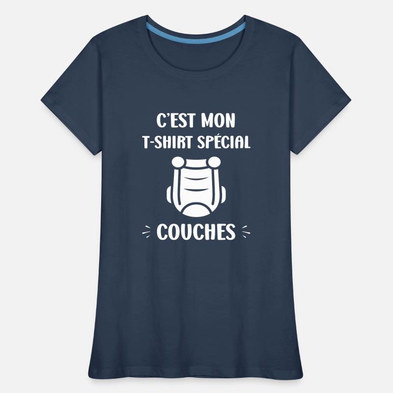 Couches T-shirt bio Premium Femme