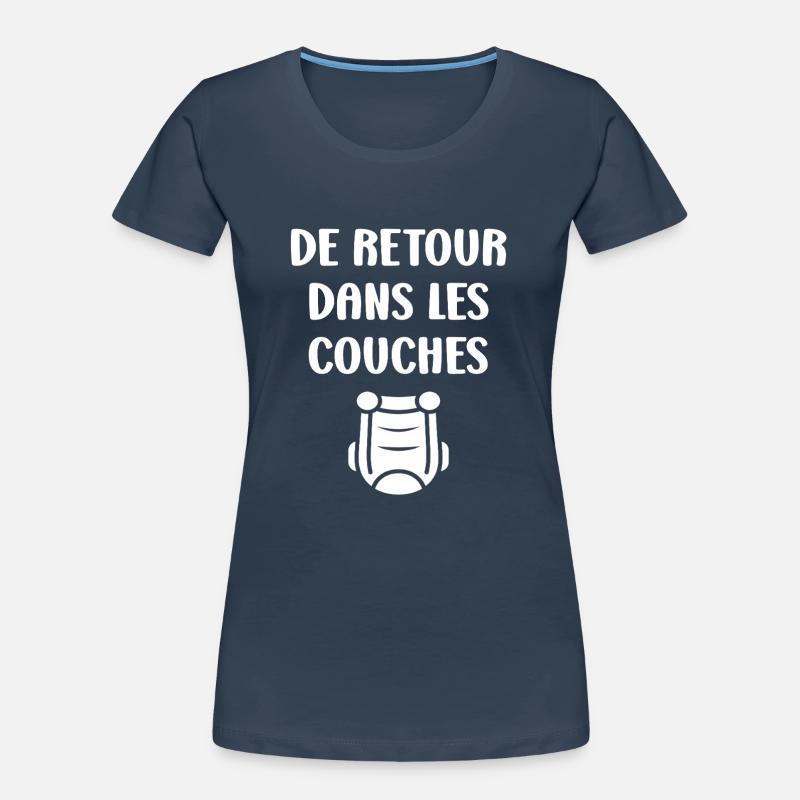 Couches T-shirt bio Premium Femme