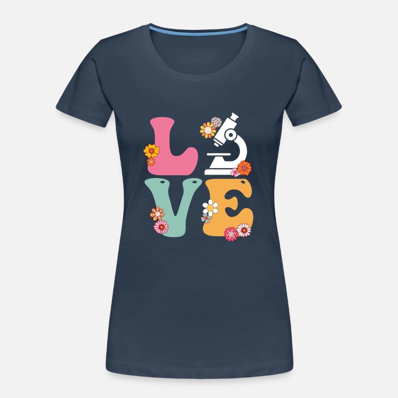 Love Medical Lab Scientist Boho Rainbow MLS Women's Premium Organic T-Shirt