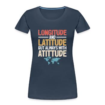 Geografische Informationssysteme - Frauen Premium Bio T-Shirt -  - Vorne - Mia (176cm)