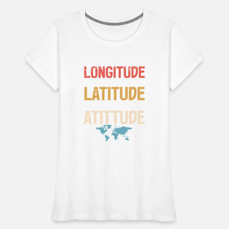 Systèmes d’information géographique T-shirt bio Premium Femme
