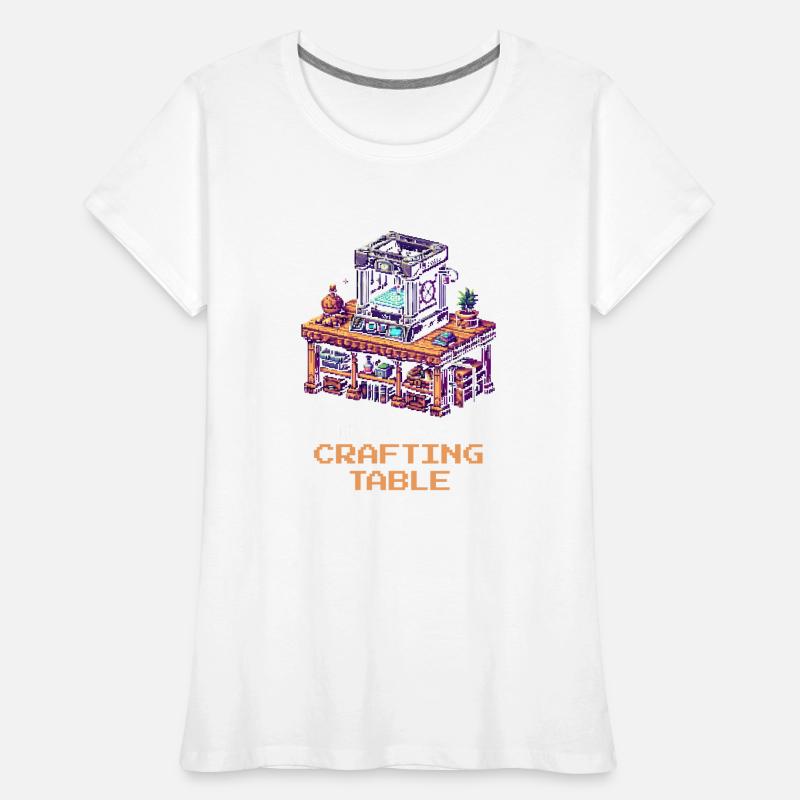3D Printing Crafting Table | Print Bed Setup Women's Premium Organic T-Shirt