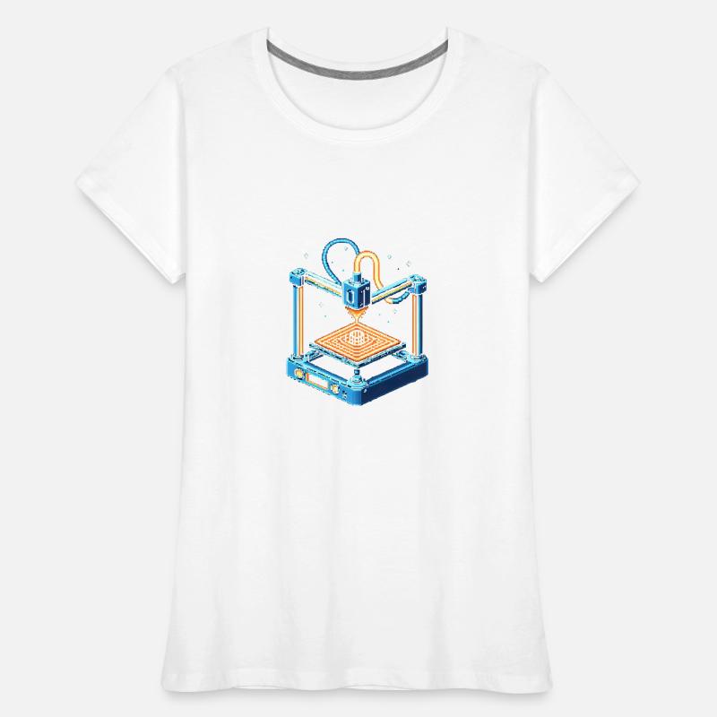 Filament Layer by Layer | 3D Printing Printing Quality Women's Premium Organic T-Shirt
