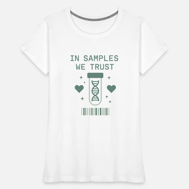 Clinical Lab Tech Diagnostic Science Data Nerd Women's Premium Organic T-Shirt