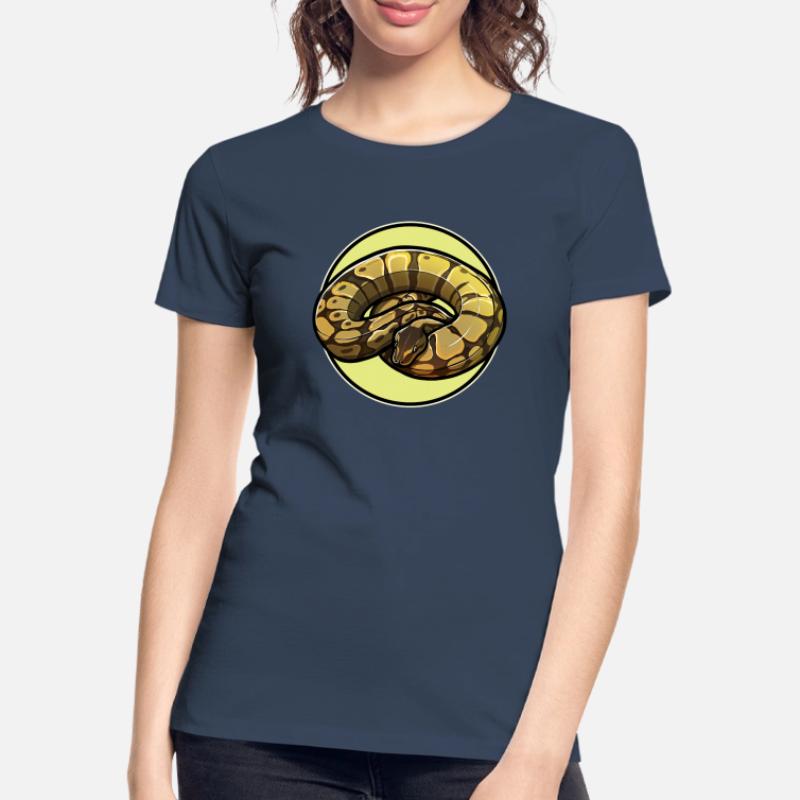 Ball Python Königspythons Königspython Frauen Premium Bio T-Shirt