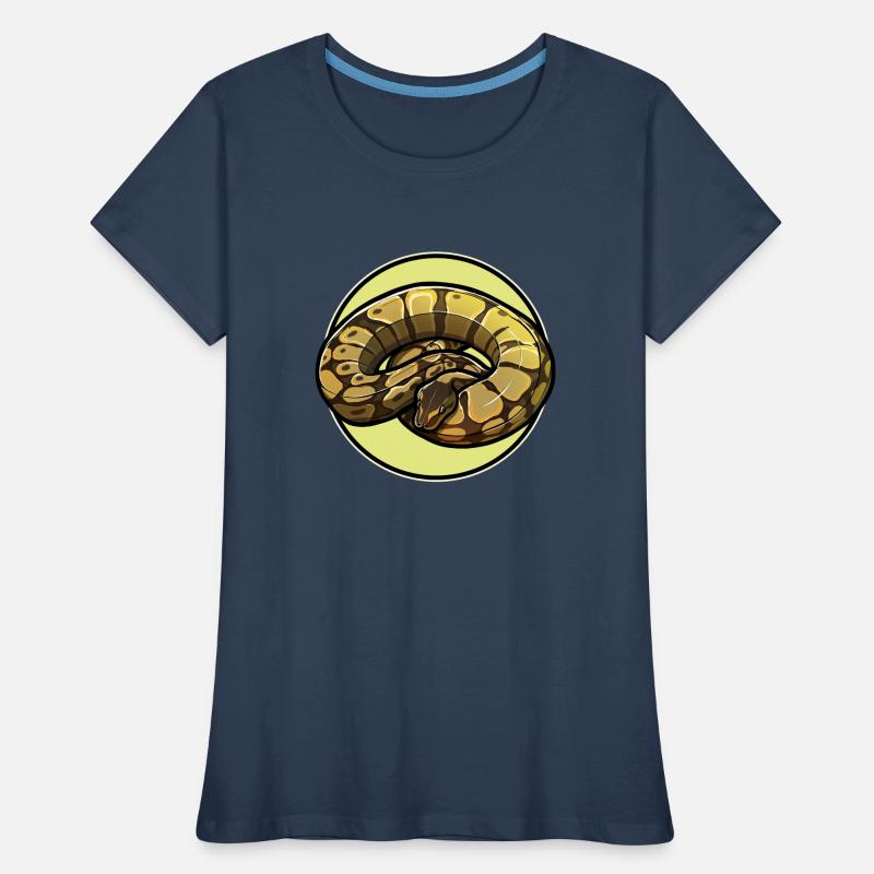 Ball Python Königspythons Königspython Frauen Premium Bio T-Shirt
