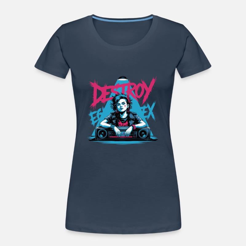 DESTROY SYSTEM Women's Premium Organic T-Shirt