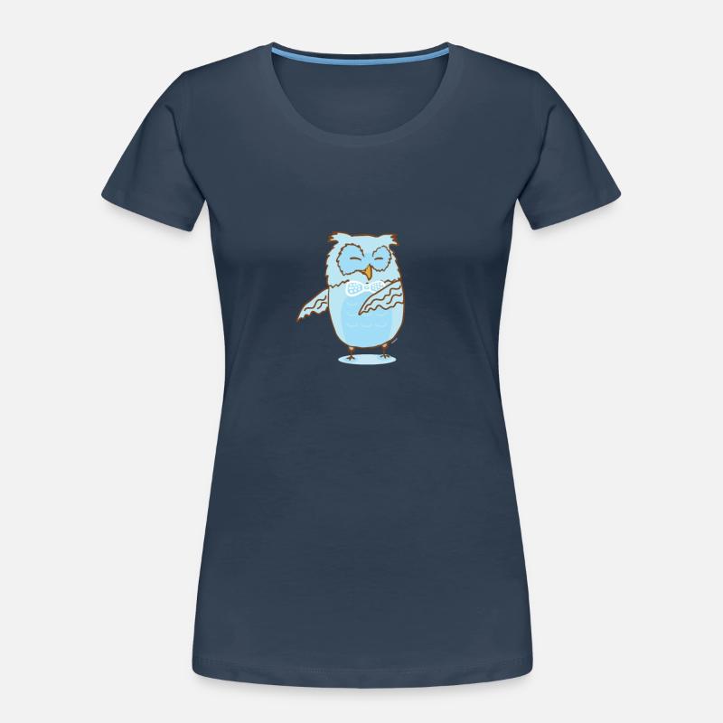 Floss Dance Move Eule Frauen Premium Bio T-Shirt