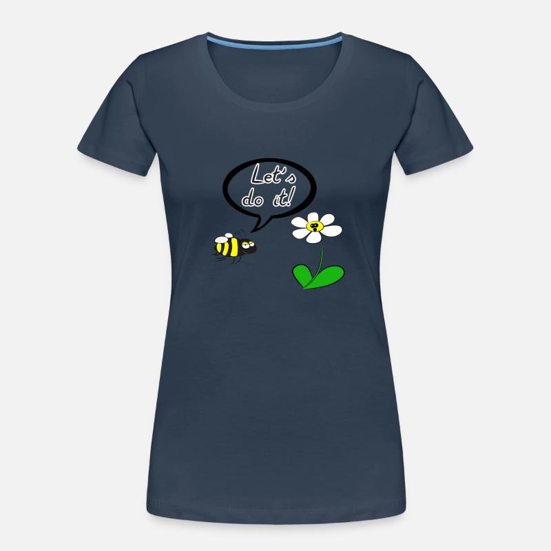 Let´s do it! - Bienchen und Blümchen Frauen Premium Bio T-Shirt