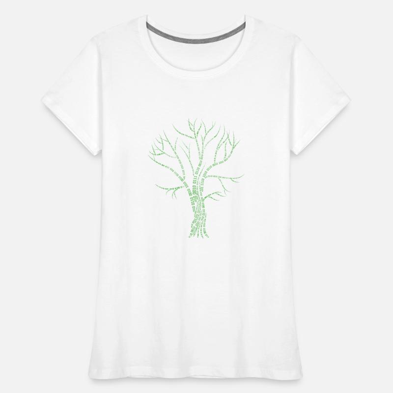 0 et 1 programmeur code binaire chemise binaire T-shirt bio Premium Femme