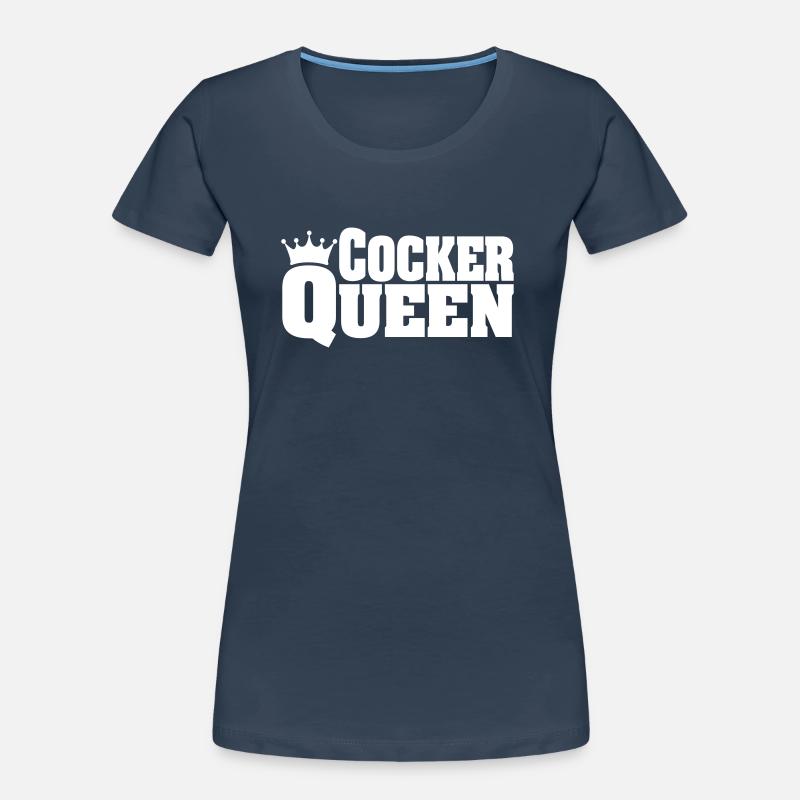COCKER QUEEN Cocker Spaniel Frauen Premium Bio T-Shirt