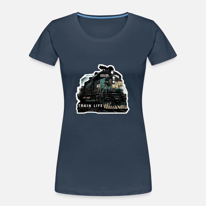 Train Life : Le train, c'est la vie T-shirt bio Premium Femme