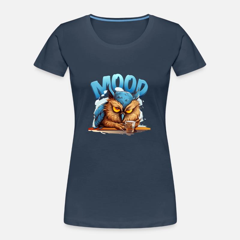 Eule Frauen Premium Bio T-Shirt