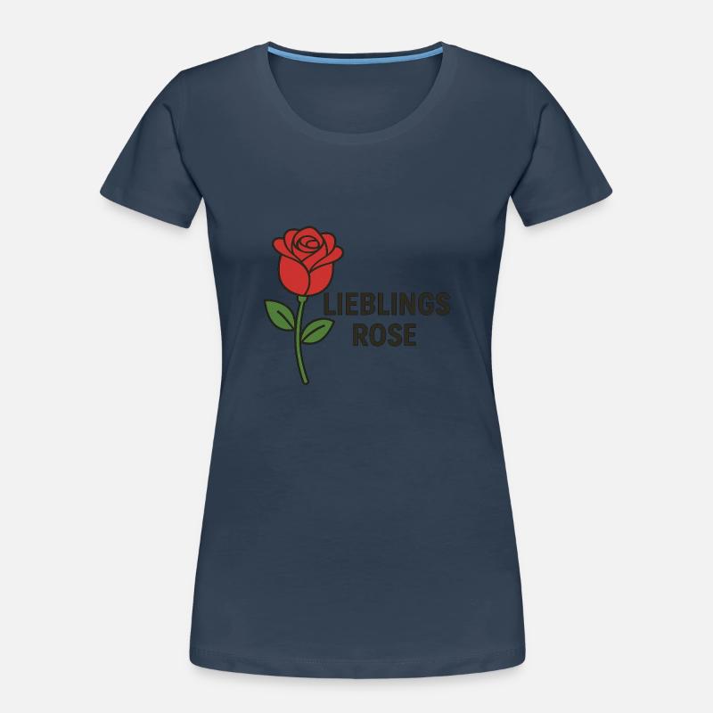 ROSE PRÉFÉRÉE T-shirt bio Premium Femme