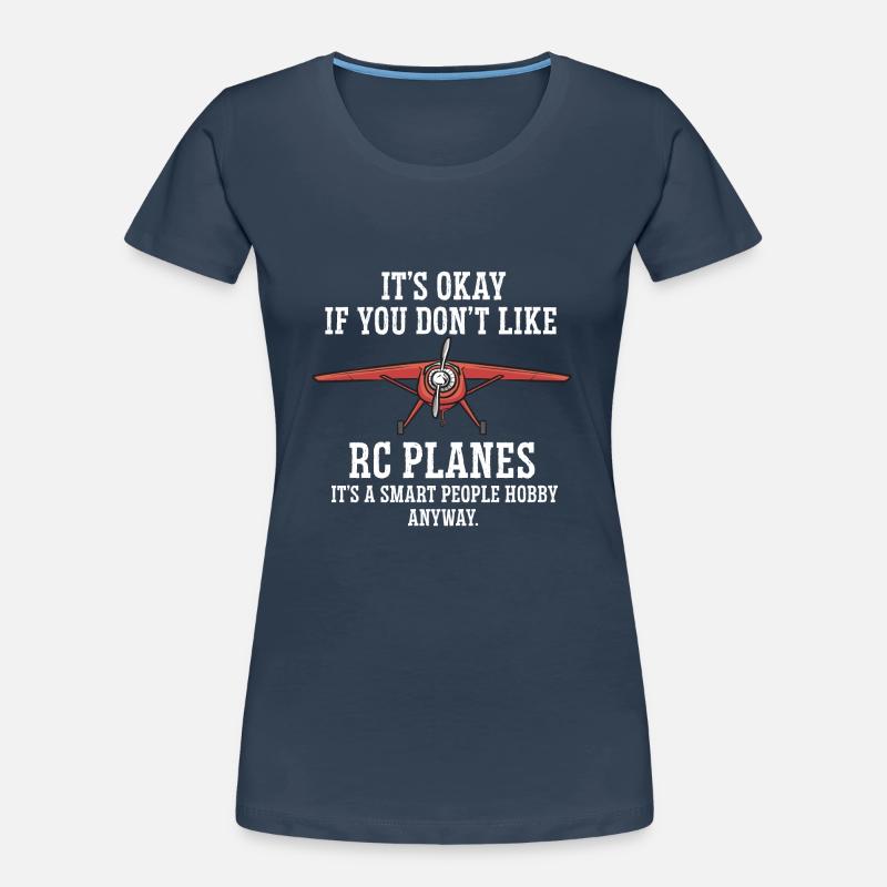 Modèle d’avion télécommandé T-shirt bio Premium Femme