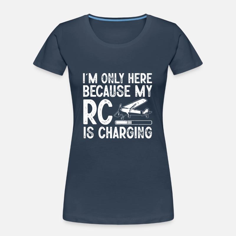 Modèle d’avion télécommandé T-shirt bio Premium Femme