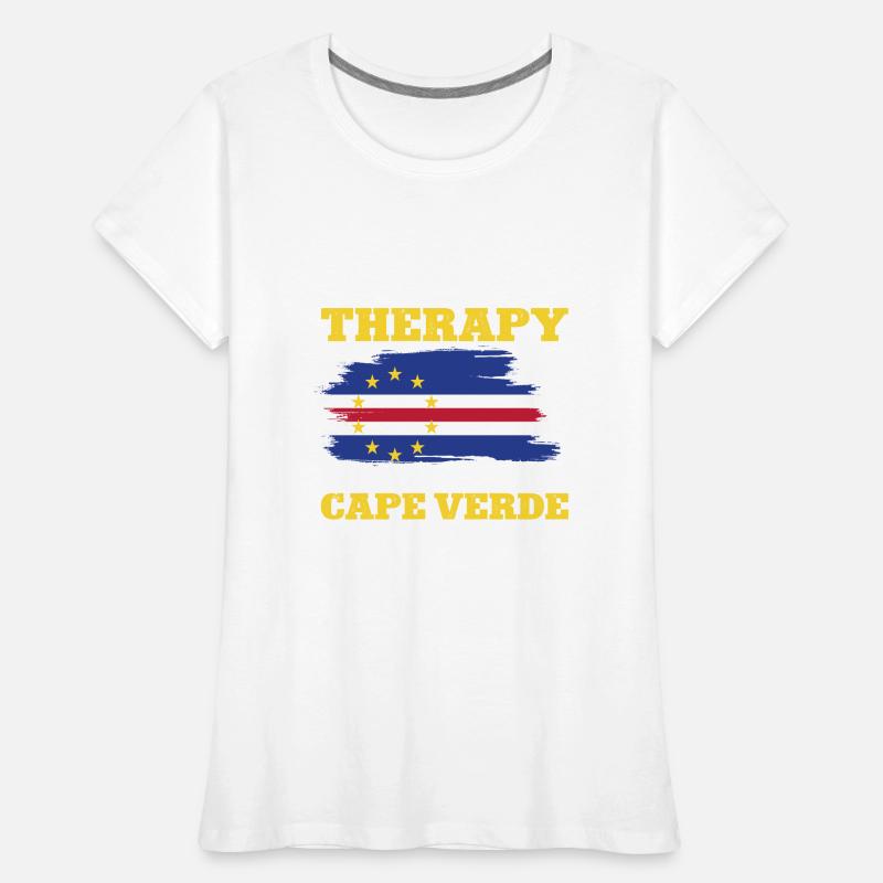 Drapeau du Cap-Vert Drapeau du Cap-Vert T-shirt bio Premium Femme