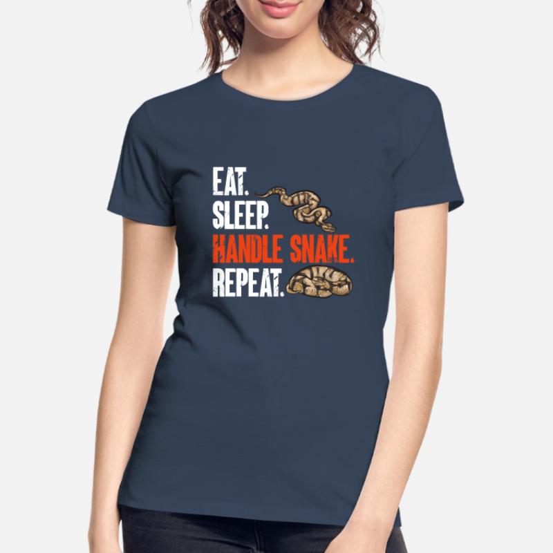 Ball Python Snake King Python T-shirt bio Premium Femme