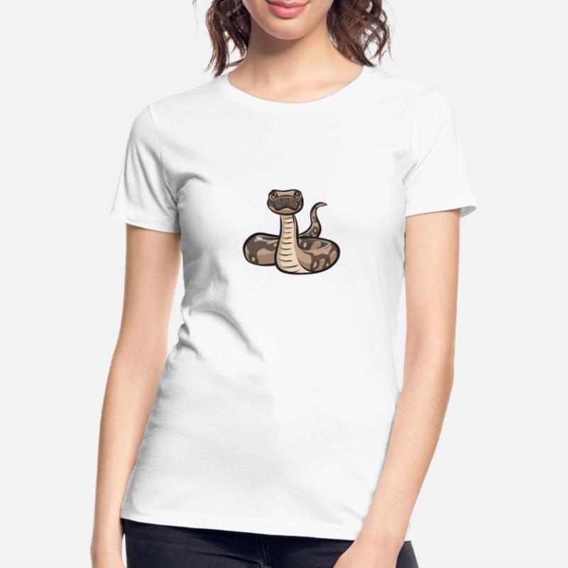 Ball Python Schlange Königspython Frauen Premium Bio T-Shirt
