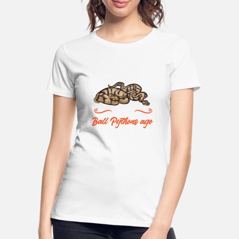 Ball Python Schlange Königspython Frauen Premium Bio T-Shirt