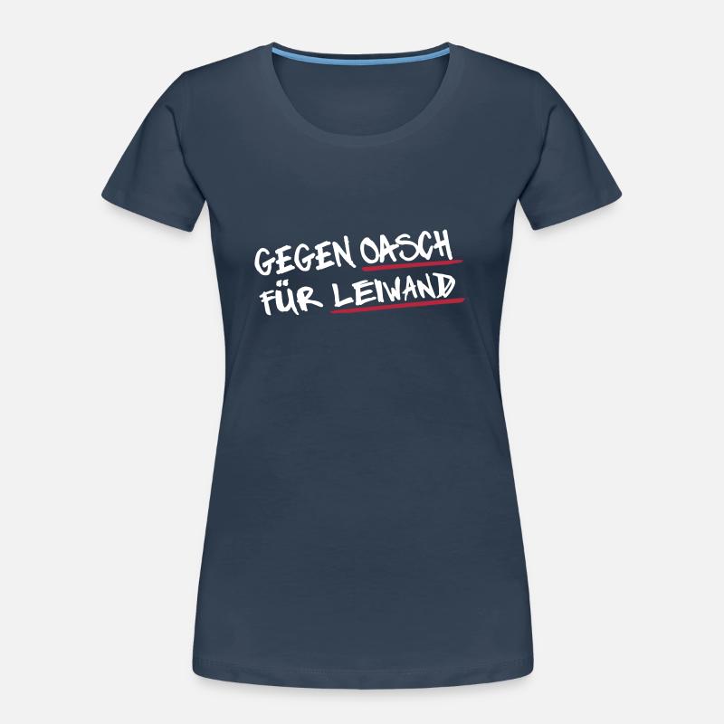 Oaschleiwand 2 Frauen Premium Bio T-Shirt