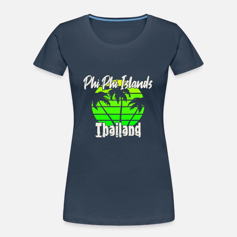 Phi Phi Islands Thailand Frauen Premium Bio T-Shirt