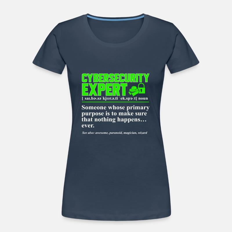 Cybersecurity Hackers IT Security Women's Premium Organic T-Shirt