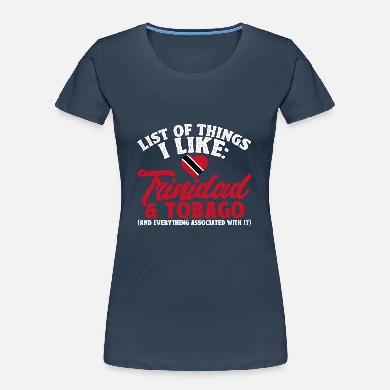 Drapeau de Trinité-et-Tobago T-shirt bio Premium Femme