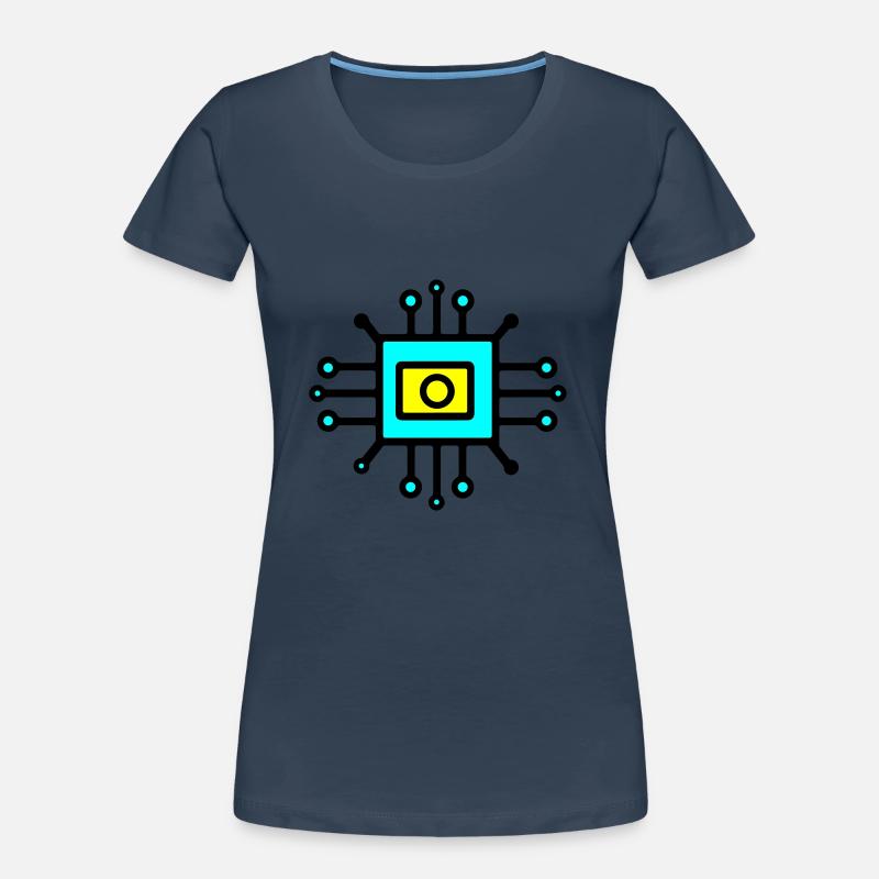 Chip Digital Computer Sensor Frauen Premium Bio T-Shirt