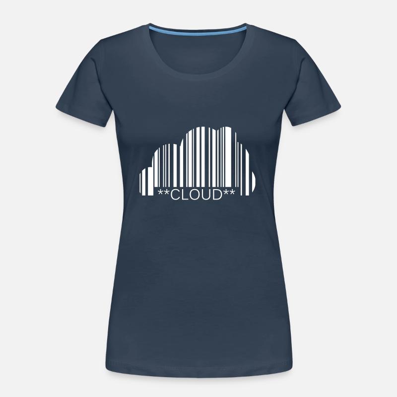 VapeCode Cloud Frauen Premium Bio T-Shirt