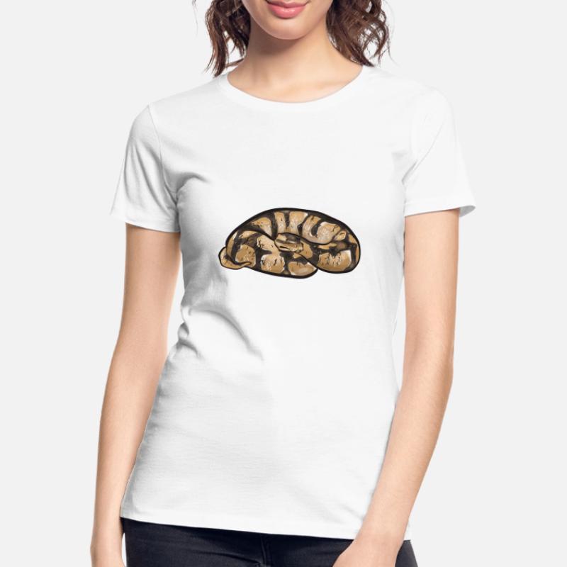 Ball Python Schlange Königspython Frauen Premium Bio T-Shirt