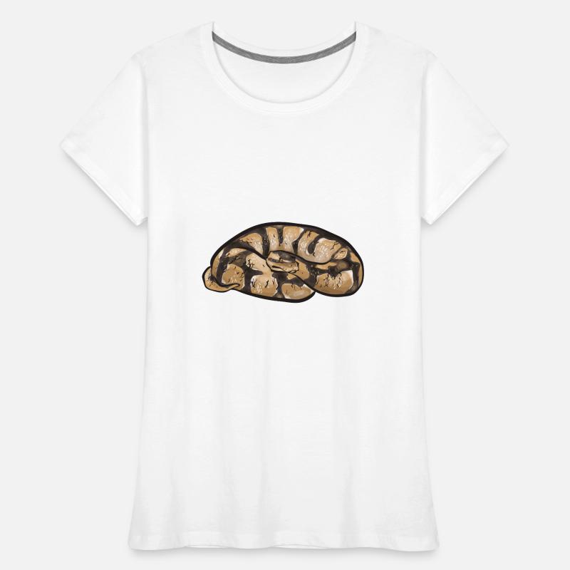 Ball Python Schlange Königspython Frauen Premium Bio T-Shirt