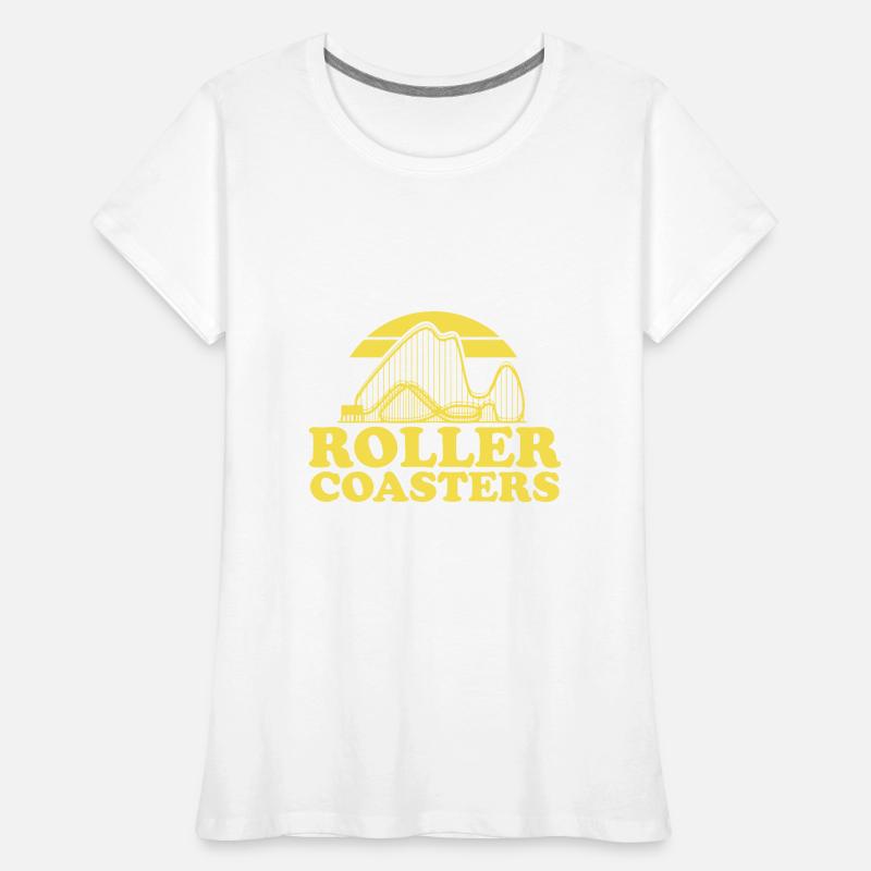Roller Coaster Parc d’attractions Roller Coaster T-shirt bio Premium Femme