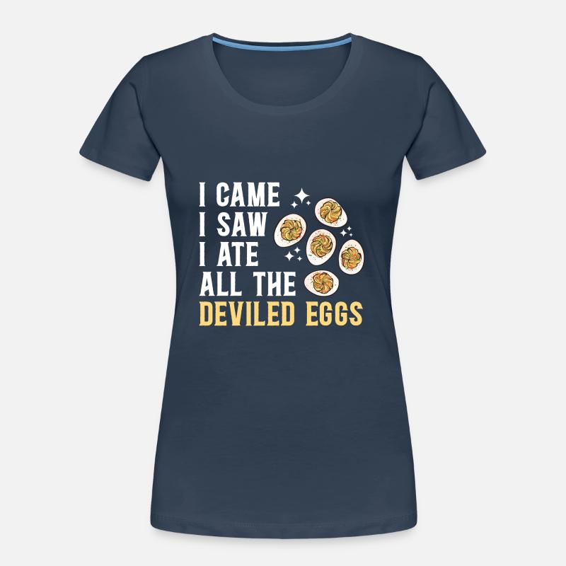 Stuffed Eggs Deviled Eggs Women's Premium Organic T-Shirt