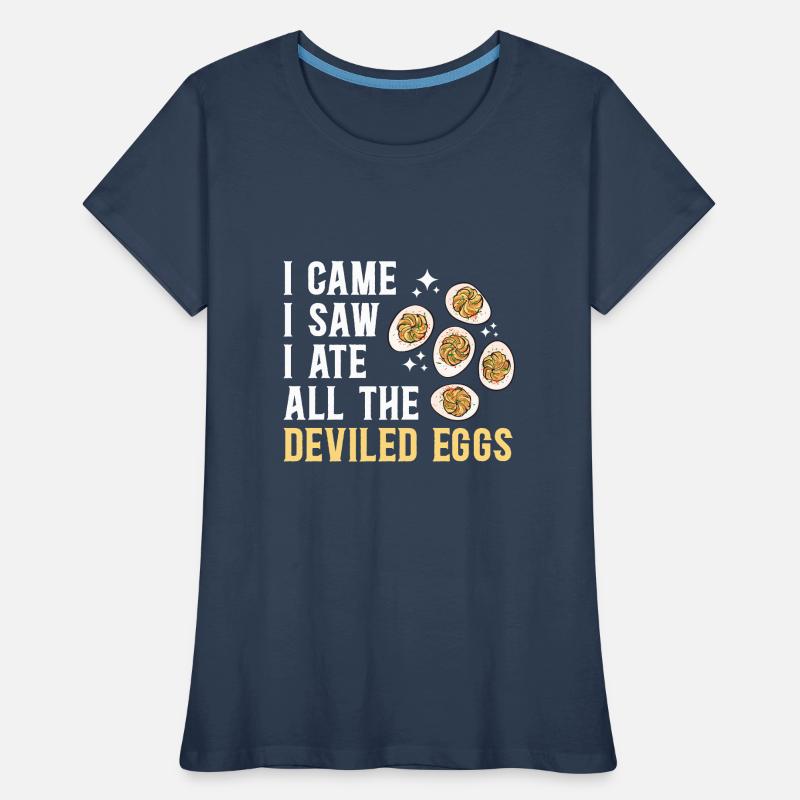 Stuffed Eggs Deviled Eggs Women's Premium Organic T-Shirt