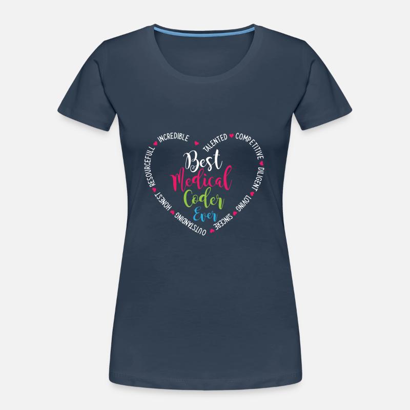 Medical Coder Coding Specialist Women's Premium Organic T-Shirt