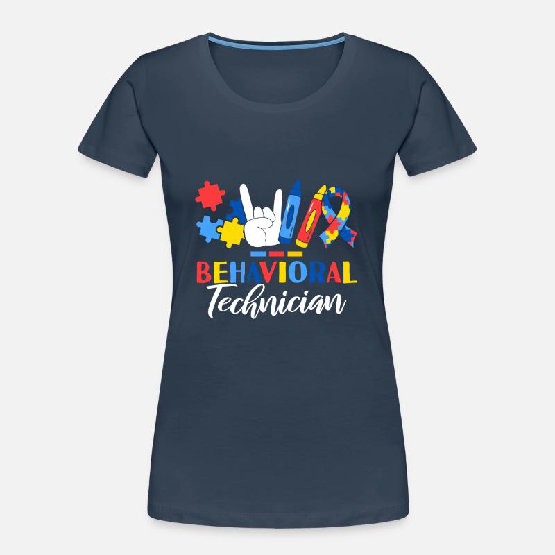 Behavioral Technician ABA Therapist Behavior Women's Premium Organic T-Shirt