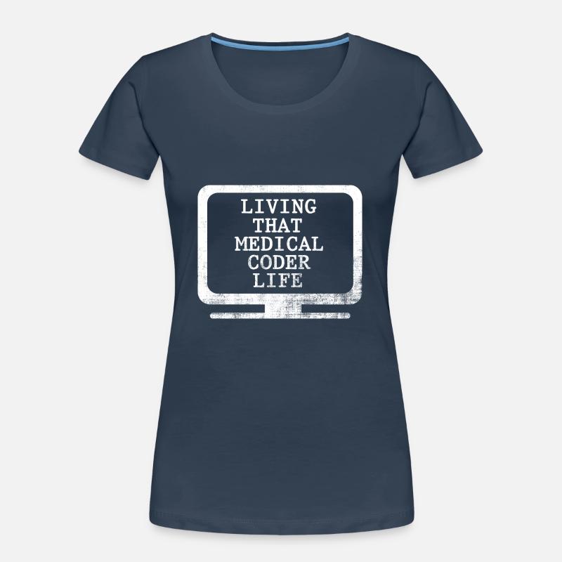 Medical Coder Coding Specialist Women's Premium Organic T-Shirt