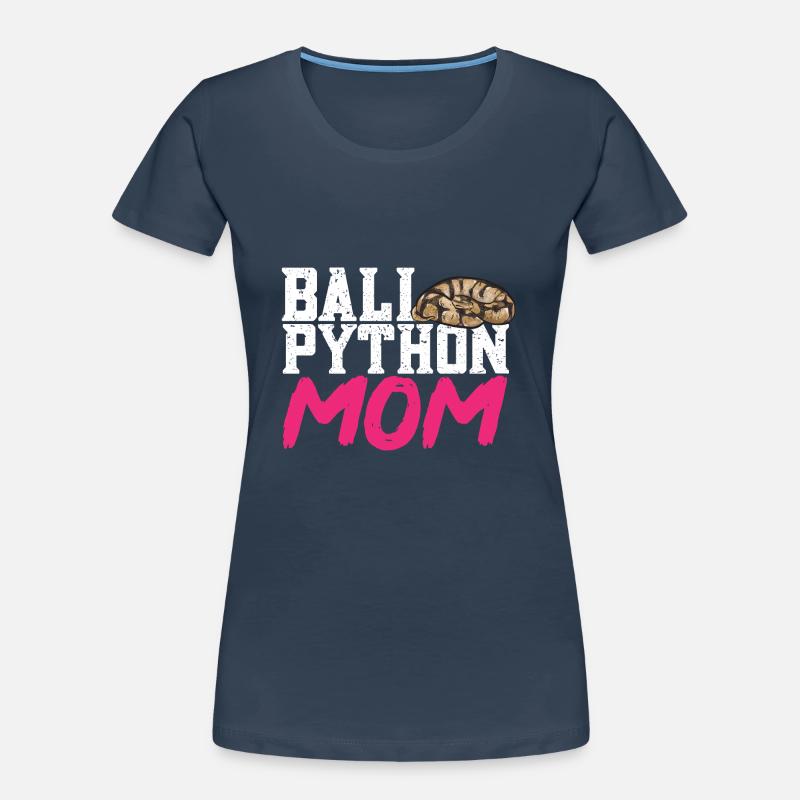 Ball Python Schlange Königspython Frauen Premium Bio T-Shirt