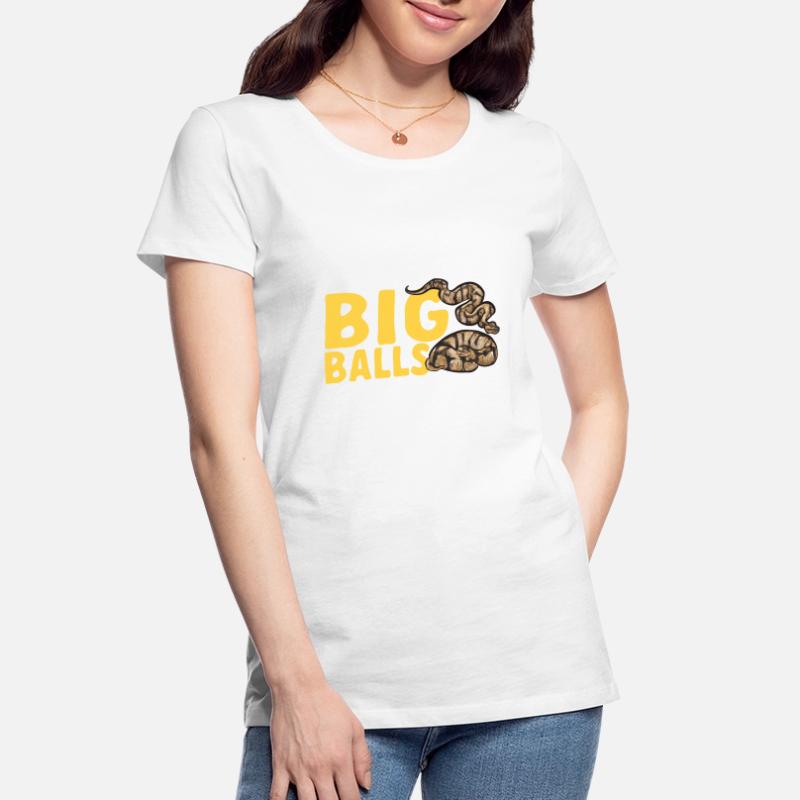 Ball Python Schlange Königspython Frauen Premium Bio T-Shirt