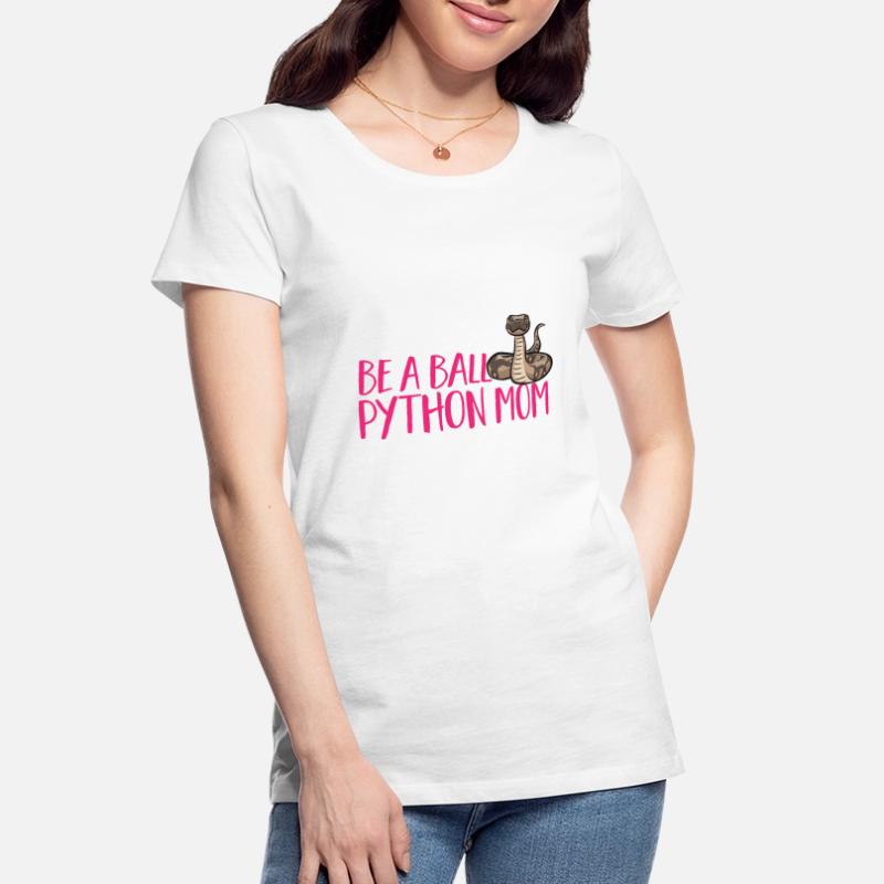 Ball Python Snake King Python T-shirt bio Premium Femme